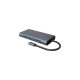 ICY BOX IB-DK4040-CPD, Dockingstation(grau, USB-C, HDMI, VGA, SD)