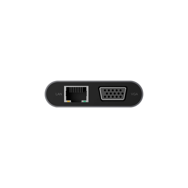 ICY BOX IB-DK4040-CPD, Dockingstation(grau, USB-C, HDMI, VGA, SD)