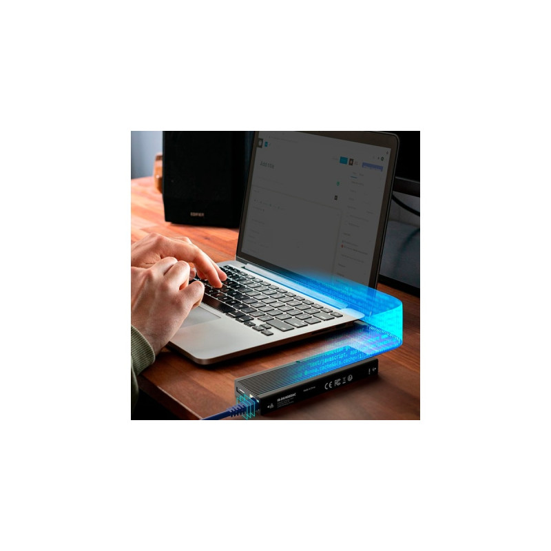 ICY BOX IB-DK4080AC, Dockingstation(HDMI, USB-C, USB-A, DisplayPort, RJ-45)