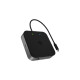 ICY BOX IB-DK408-C41, Dockingstation(anthrazit, USB-C, USB-A, HDMI, DisplayPort, RJ-45)