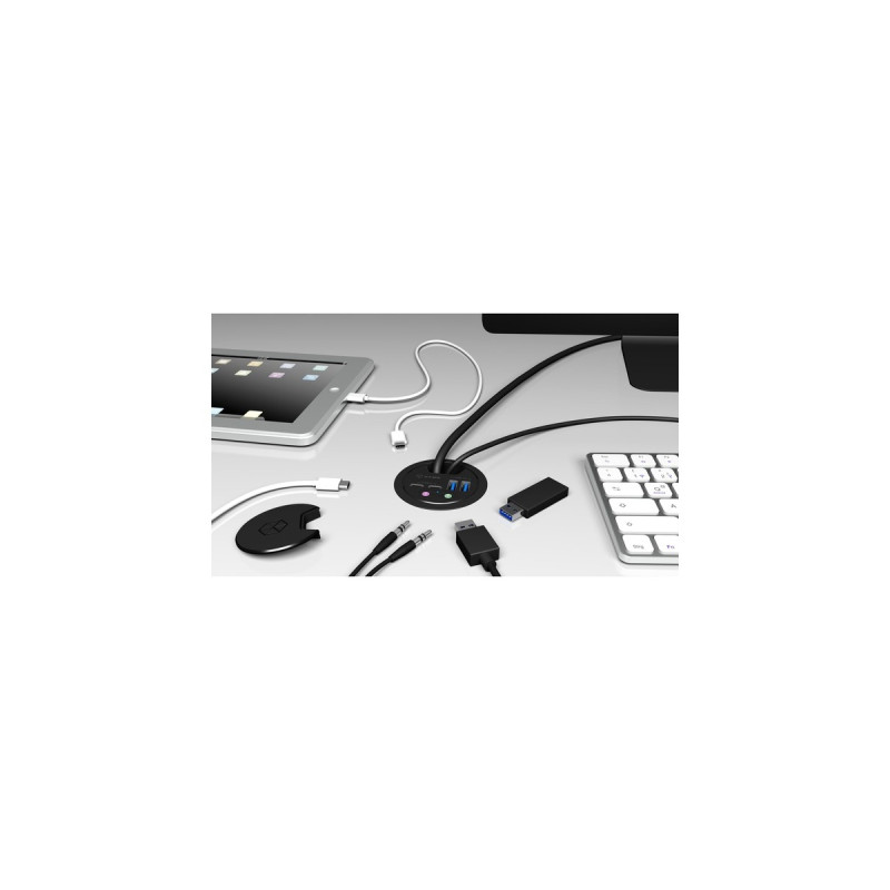 ICY BOX IB-HUB1403B, USB-Hub