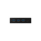 ICY BOX IB-HUB1418-i3, Frontpanel(schwarz, 3x USB 3.0 Type-A, 1x USB Type-C)