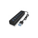 ICY BOX IB-HUB1700-U3, USB-Hub(schwarz)