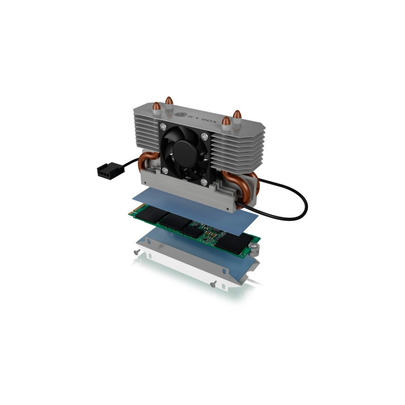 ICY BOX IB-M2HSF-702, Kühlkörper(silber)