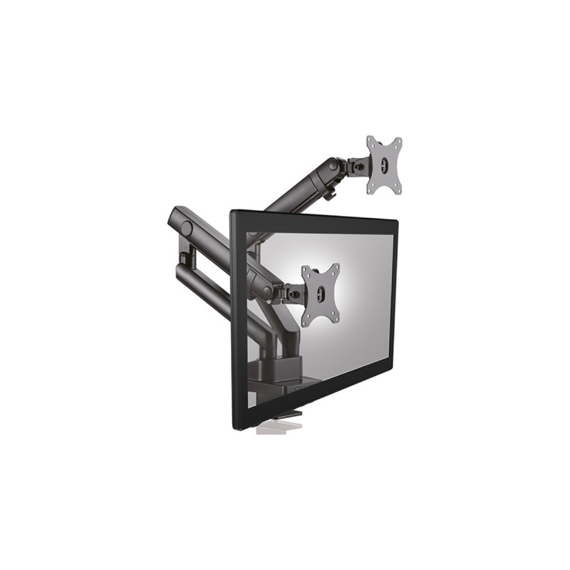 ICY BOX IB-MS314-T, Monitorhalterung(schwarz, 2 Monitore)