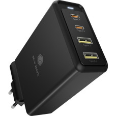 ICY BOX IB-PS104-PD, Ladegerät(schwarz, 4-Port Wall Charger)