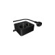 ICY BOX Steckdosenleiste IB-MPS2220B-CH, 2-fach, 3x USB(schwarz, 1,9 Meter Kabel, Schalter)