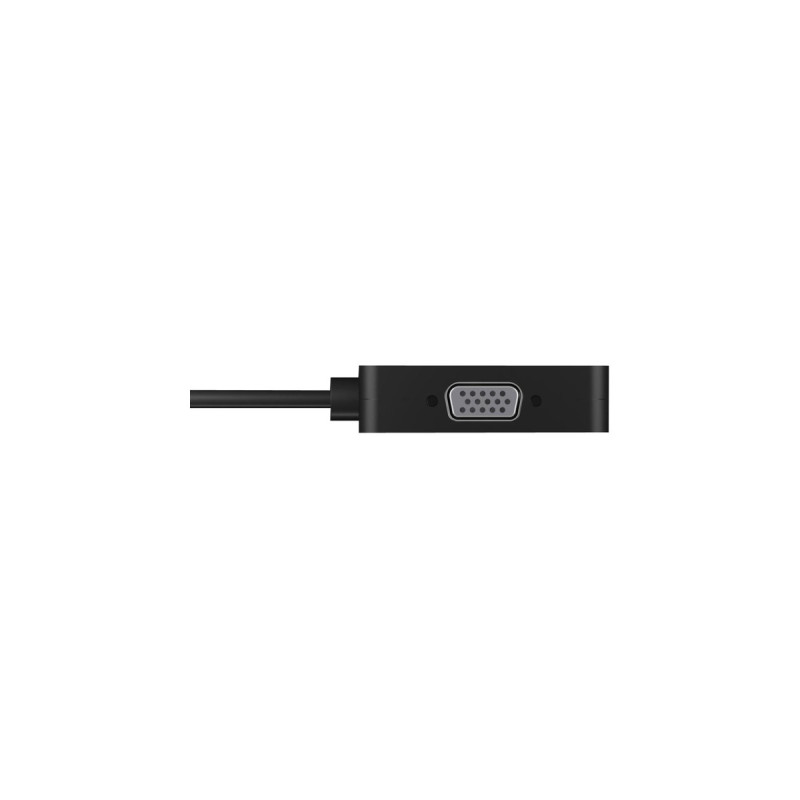 VGA + DVI + HDMI + DisplayPort Buchse(schwarz, 15cm)
