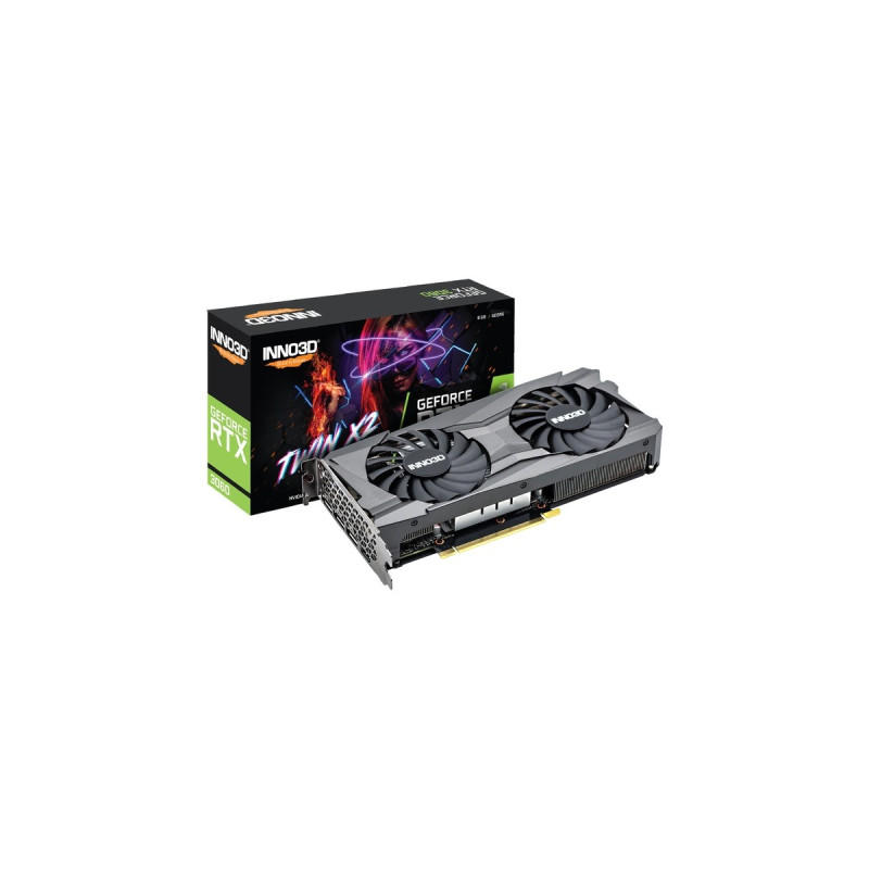INNO3D GeForce RTX 3060 TWIN X2, Grafikkarte(3x DisplayPort, 1x HDMI 2.1)
