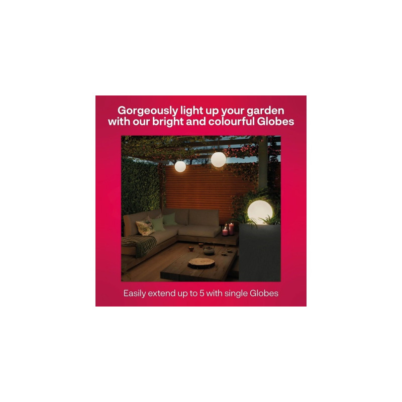 INNR Outdoor Smart Globe Light Colour 3er-Pack, LED-Leuchte(ersetzt 33 Watt)