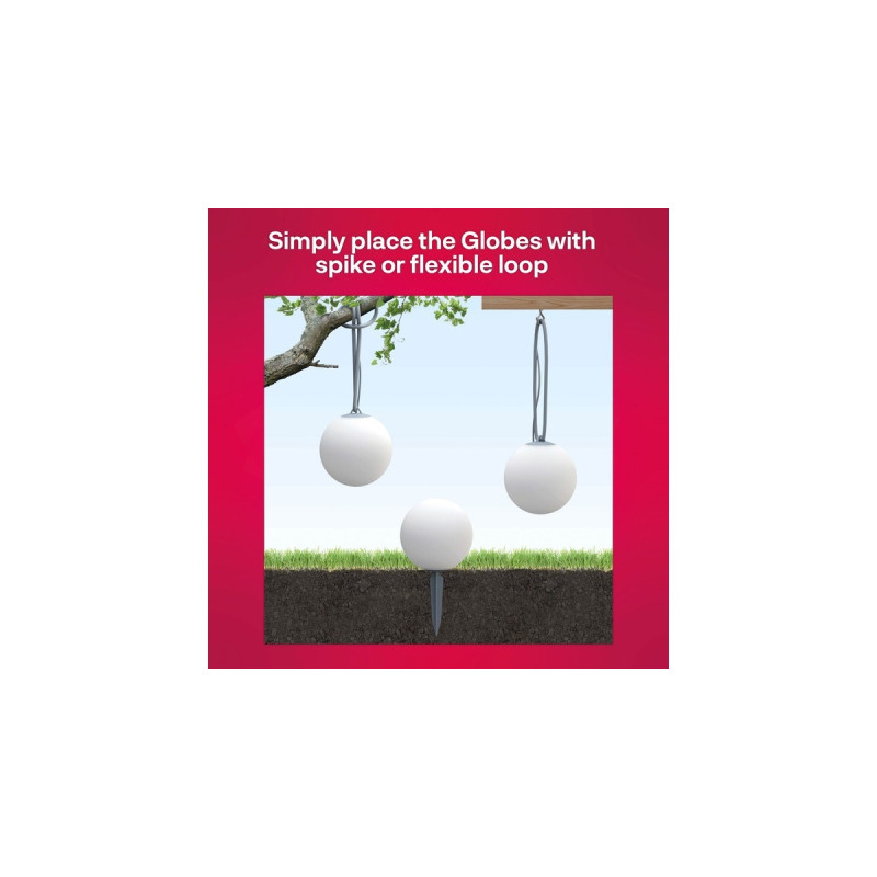 INNR Outdoor Smart Globe Light Colour 3er-Pack, LED-Leuchte(ersetzt 33 Watt)