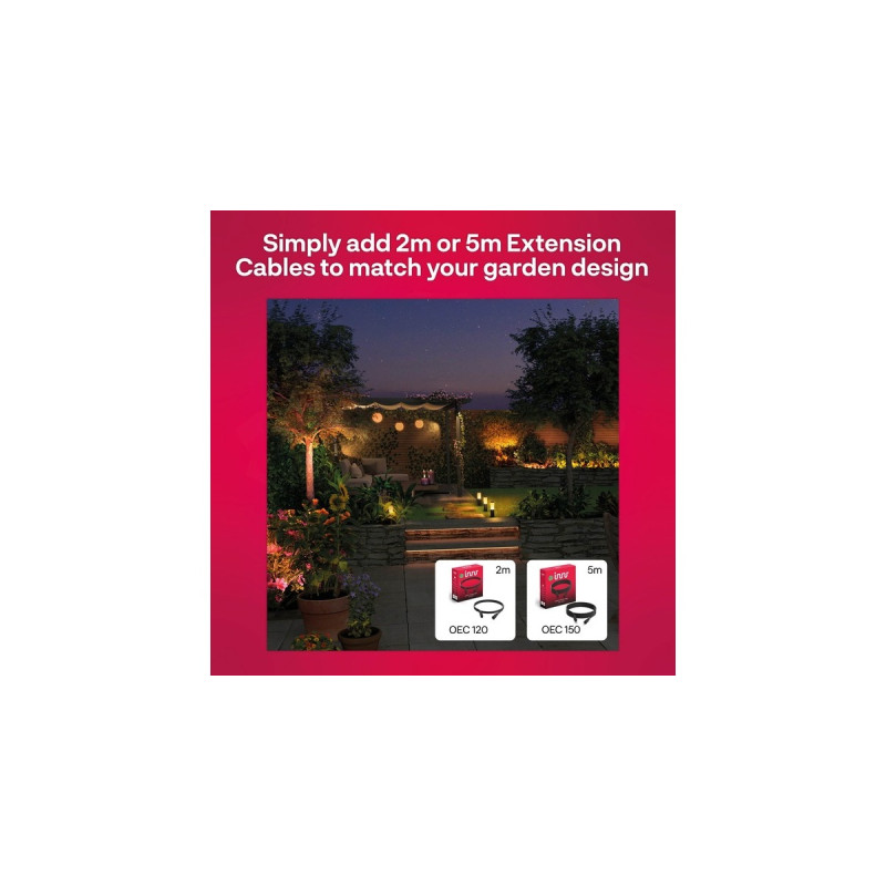 INNR Outdoor Smart Globe Light Colour Extension, LED-Leuchte(ersetzt 33 Watt, Erweiterung)