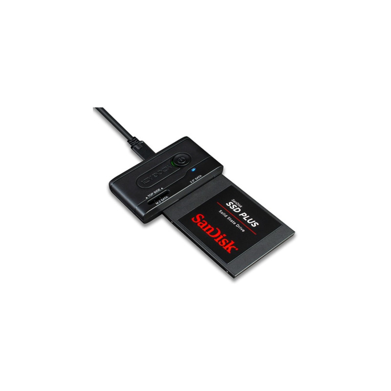 Icy Dock Adapter MB031U-1SMB, Einbaurahmen(schwarz, USB-C)