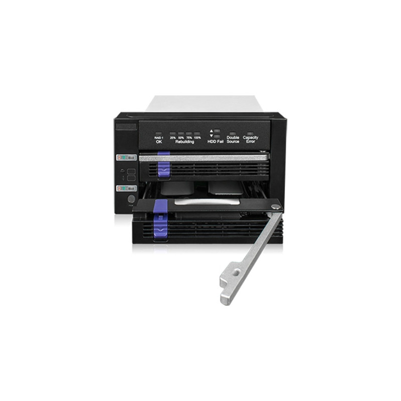 Icy Dock FatCage RAID MB901SPR-B, Wechselrahmen(schwarz/silber)