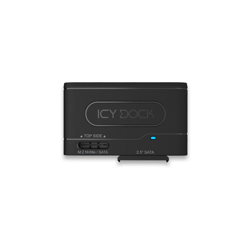 Icy Dock MB104U-1SMB, Dockingstation(schwarz, USB-C, SATA, M.2)