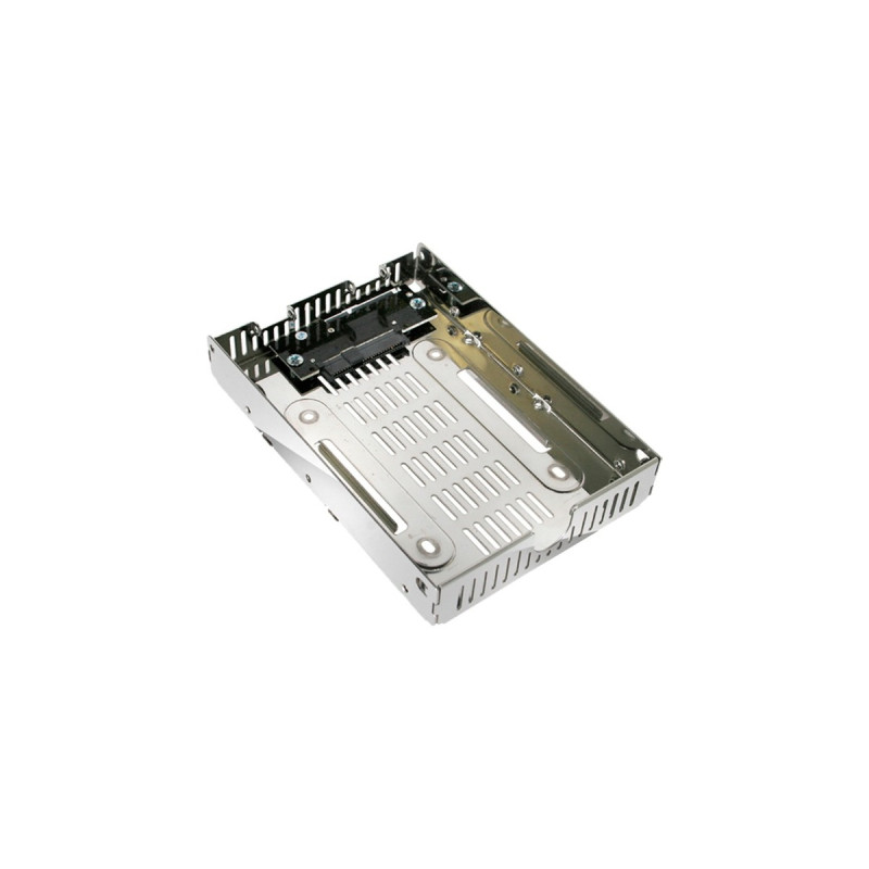 Icy Dock MB482SP-3B, Einbaurahmen(chrom)