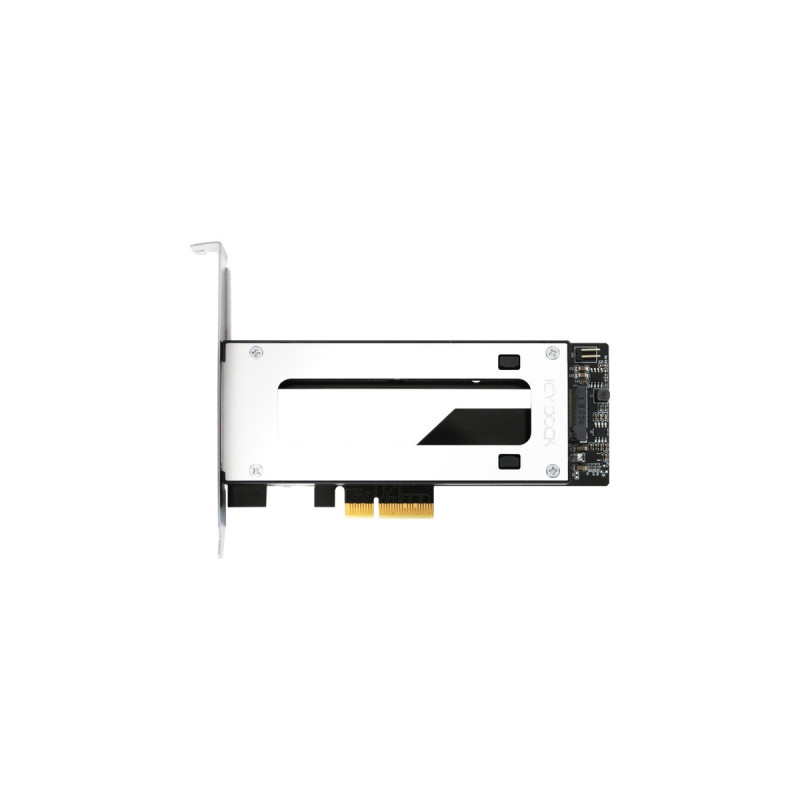 Icy Dock MB840M2P-B, Einbaurahmen(schwarz/silber, M.2 NVMe SSD zu PCIe 3.0 x4 wechselbarer SSD Mobile Rack )