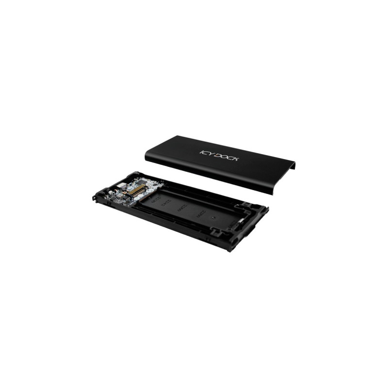 Icy Dock MB861U31-1M2B, Laufwerksgehäuse(schwarz)