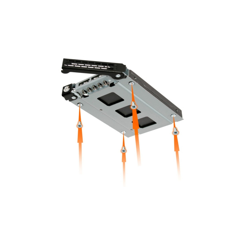 Icy Dock MB996SK-6SB, Wechselrahmen(schwarz, ToughArmor)