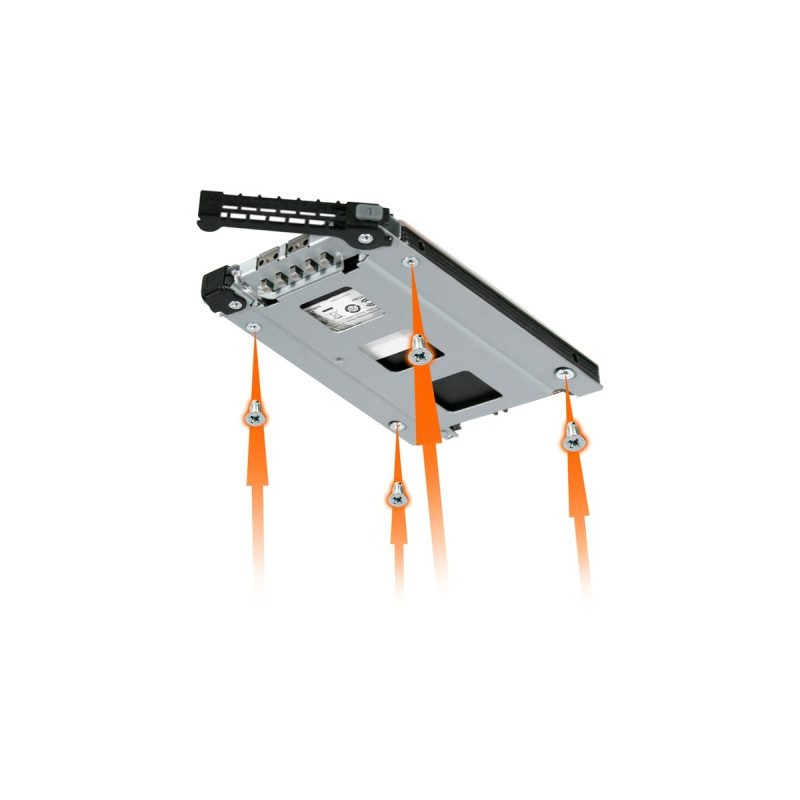 Icy Dock MB998SP-B, Wechselrahmen(schwarz, ToughArmor)