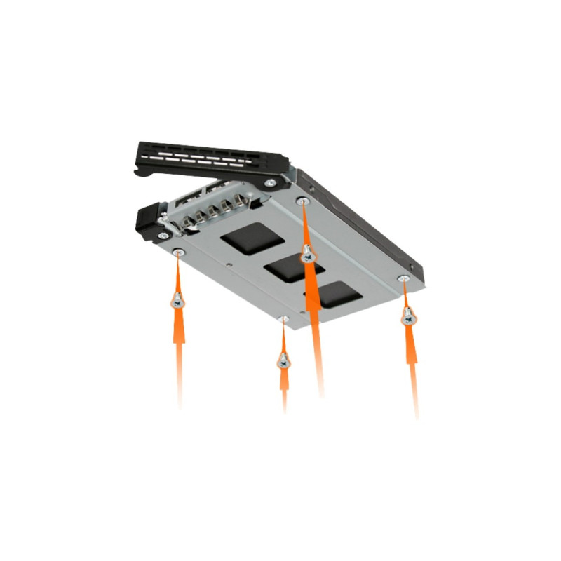 Icy Dock ToughArmor MB411SPO-B, Wechselrahmen(schwarz)