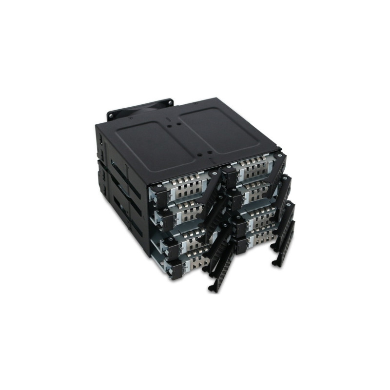 Icy Dock ToughArmor MB508SP-B, Wechselrahmen(schwarz)