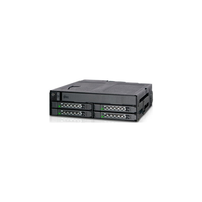 Icy Dock ToughArmor MB604SPO-B, Wechselrahmen(schwarz, Backplane-Modul für 1x 5,25