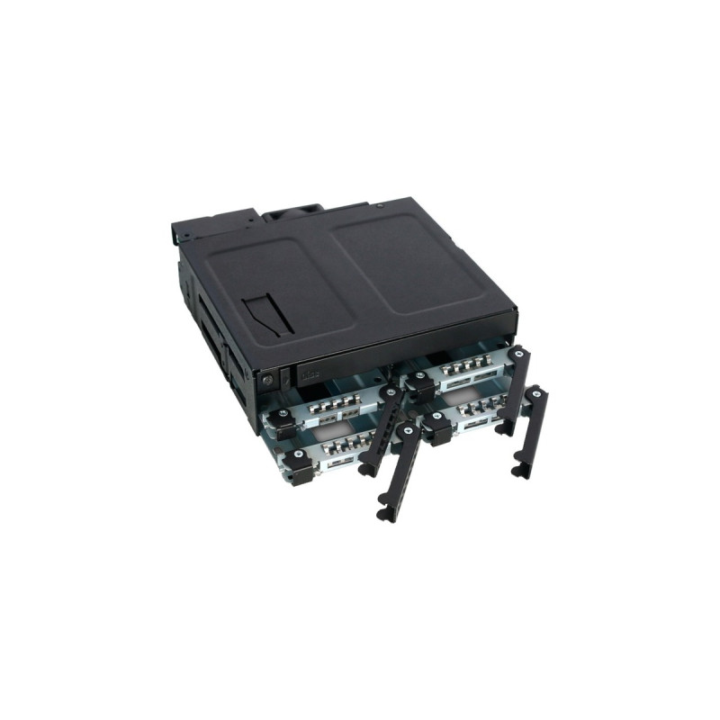 Icy Dock ToughArmor MB604SPO-B, Wechselrahmen(schwarz, Backplane-Modul für 1x 5,25