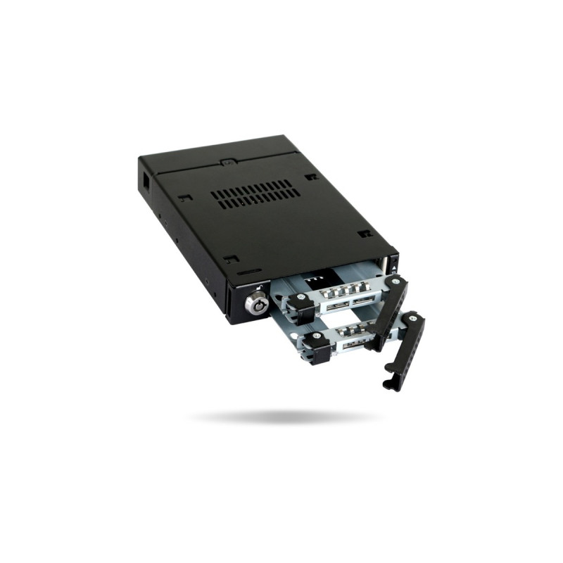 Icy Dock ToughArmor MB992SKR-B, Wechselrahmen(schwarz)