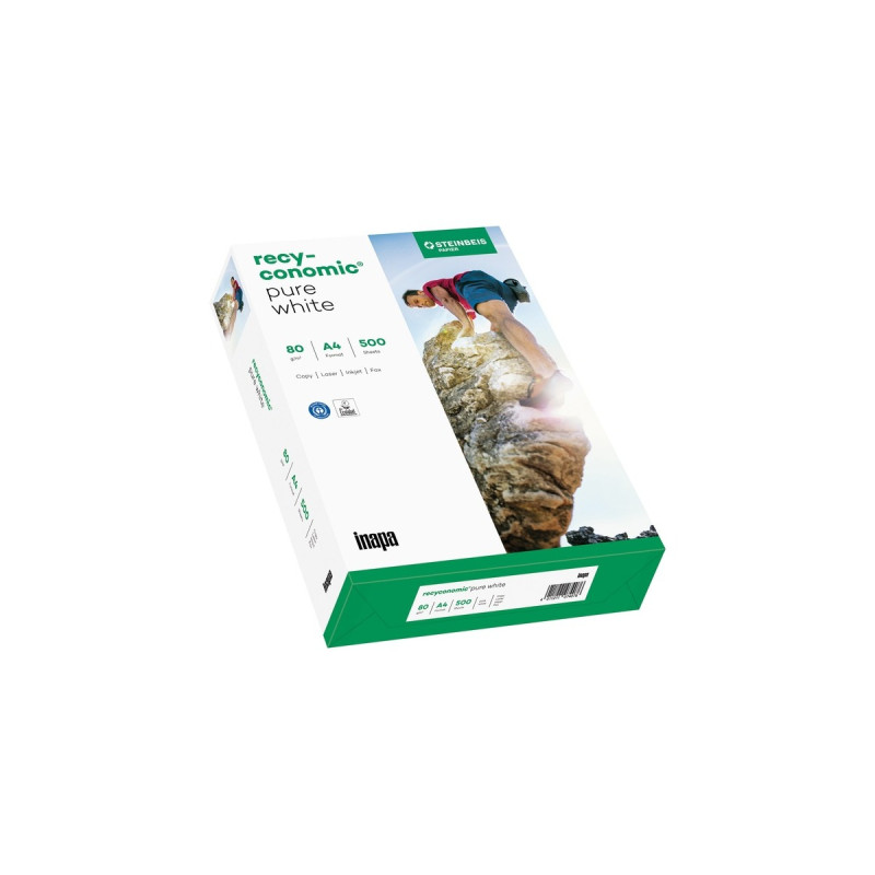 Inapa Recyconomic Pure white A4, Papier(DIN A4 (500 Blatt), 80 g/m²)