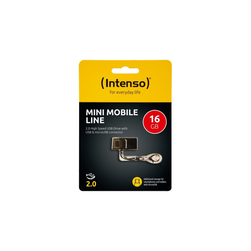 Intenso 16GB Mini MOBILE LINE, USB-Stick(USB 2.0)