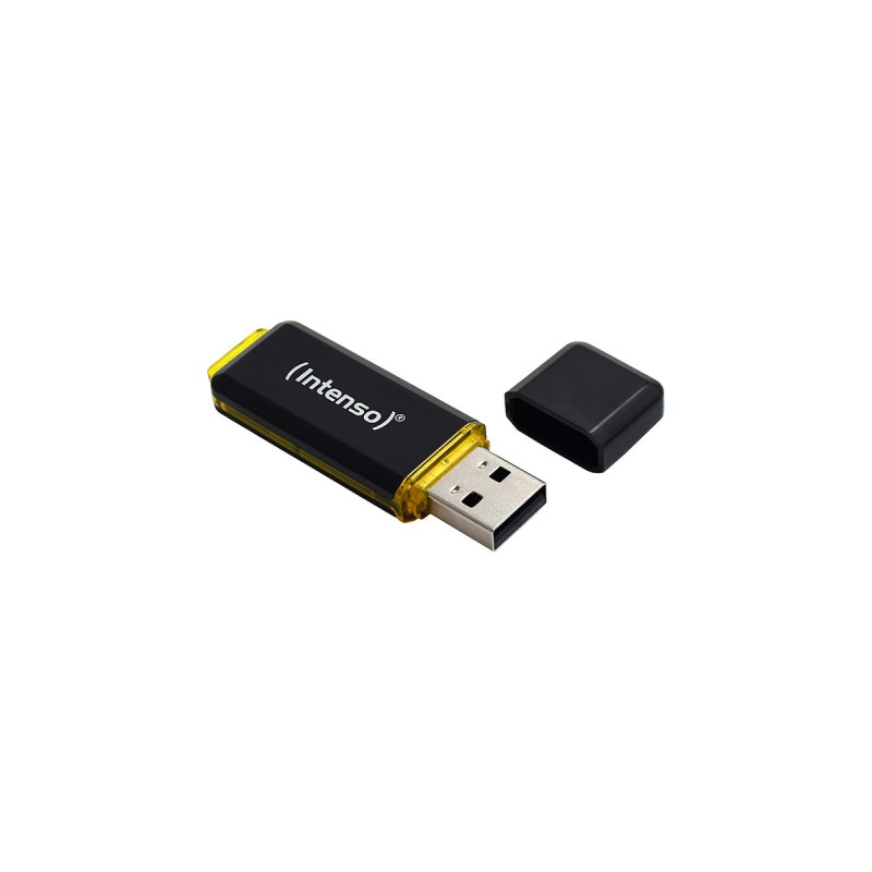 Intenso High Speed Line 256 GB, USB-Stick(schwarz/gelb, USB-A 3.2 Gen 1)