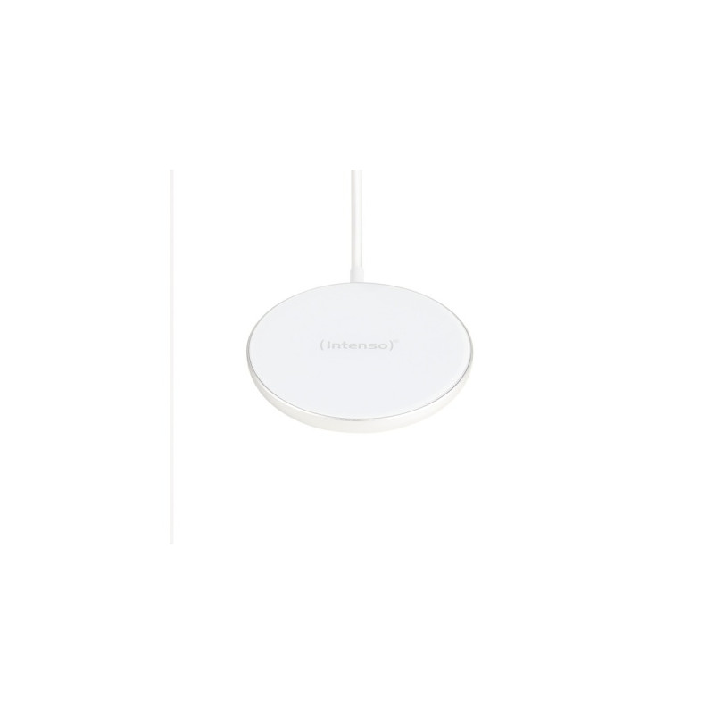 Intenso Magnetic Wireless Charger MW1, Ladestation(weiß, für iPhones mit MagSafe)