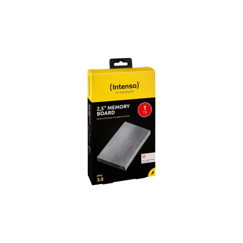 Intenso Memory Board 1 TB, Externe Festplatte(anthrazit, Micro-USB-B 3.2 Gen 1 (5 Gbit/s))