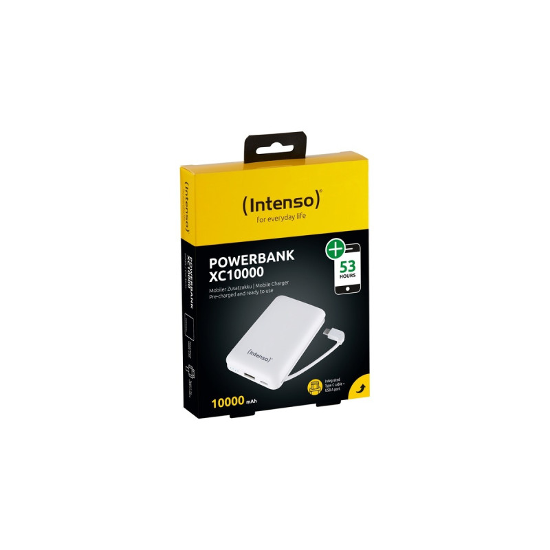 Intenso Powerbank XC10000(weiß, 10.000 mAh)