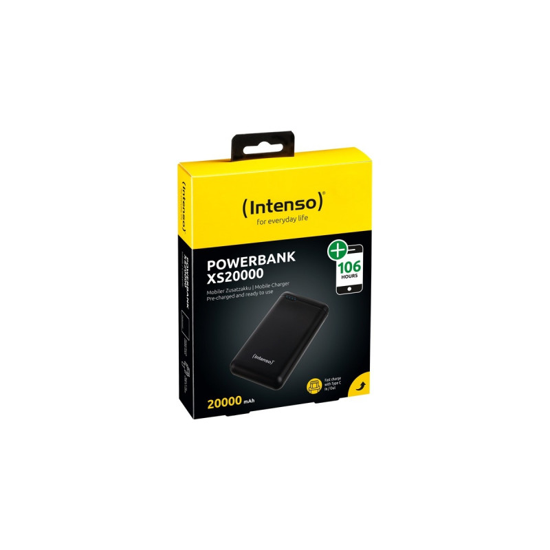 Intenso Powerbank XS20000(schwarz, 20.000 mAh)