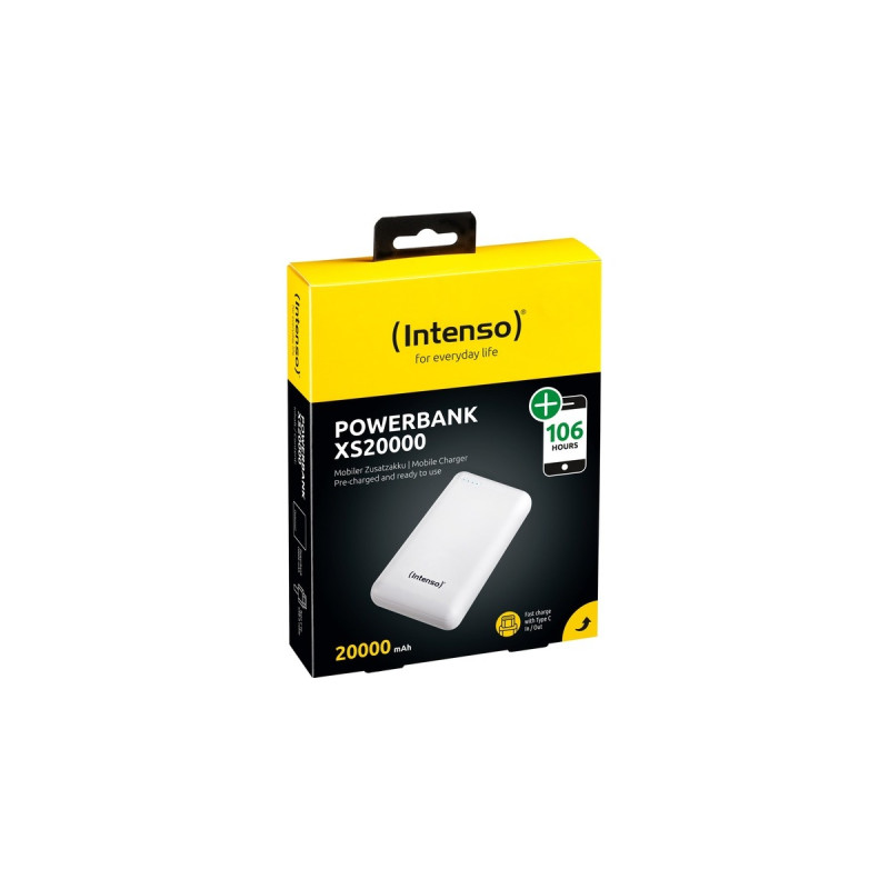 Intenso Powerbank XS20000(weiß, 20.000 mAh)