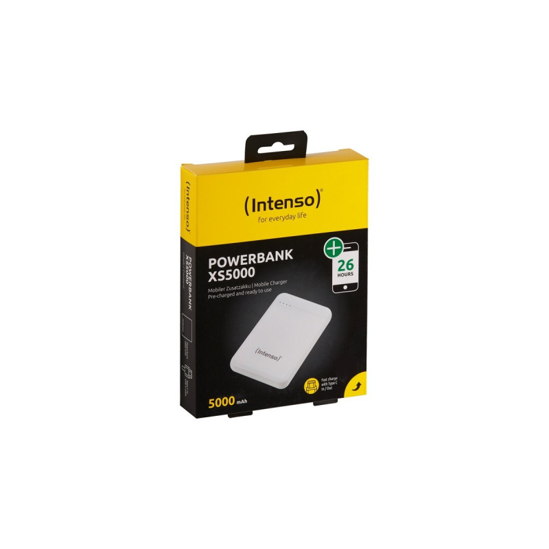 Intenso Powerbank XS5000(weiß, 5.000 mAh)
