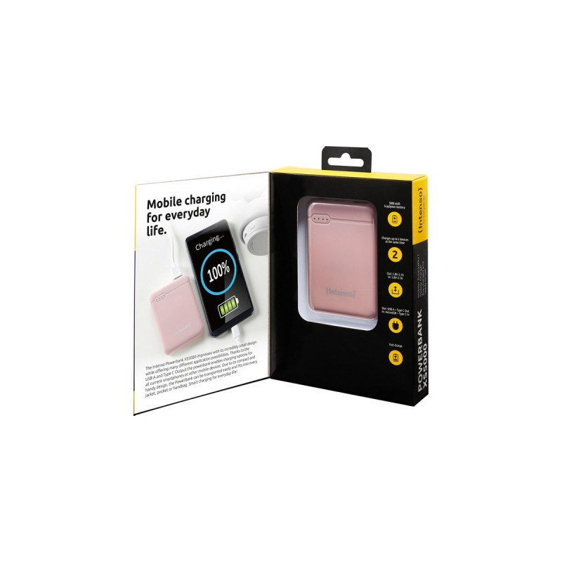 Intenso Powerbank XS5000(rosa, 5.000 mAh)