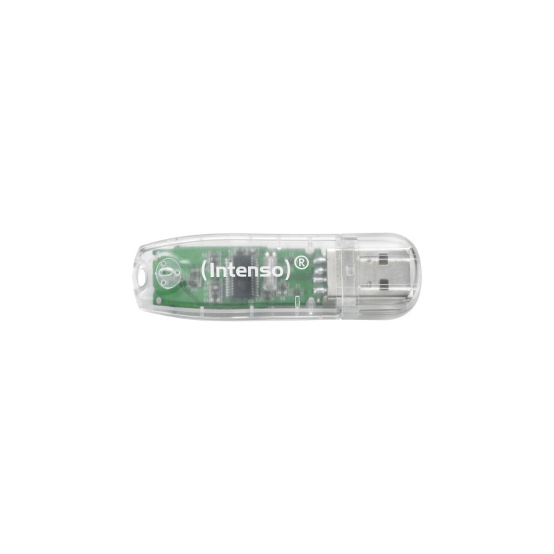 Intenso Rainbow Line 32 GB, USB-Stick(transparent)