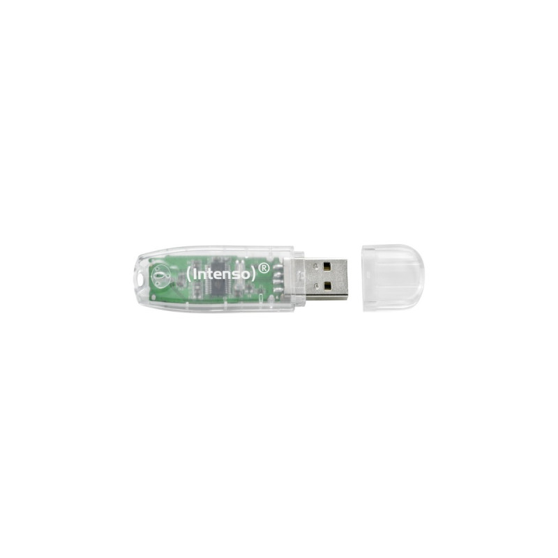 Intenso Rainbow Line 32 GB, USB-Stick(transparent)
