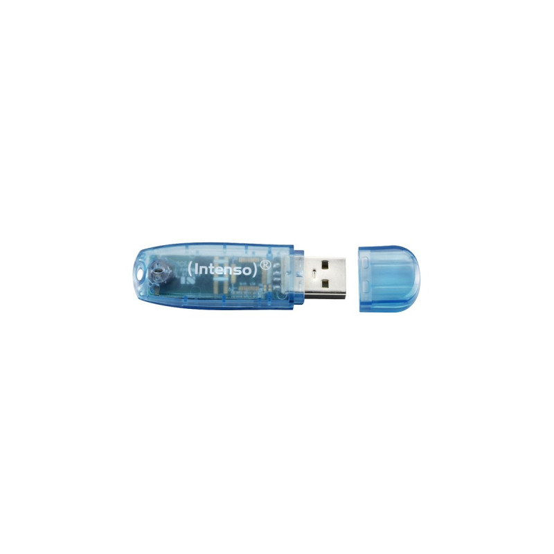 Intenso Rainbow Line 4 GB, USB-Stick(blau)
