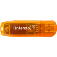 Intenso Rainbow Line 64 GB, USB-Stick(orange, USB 2.0)