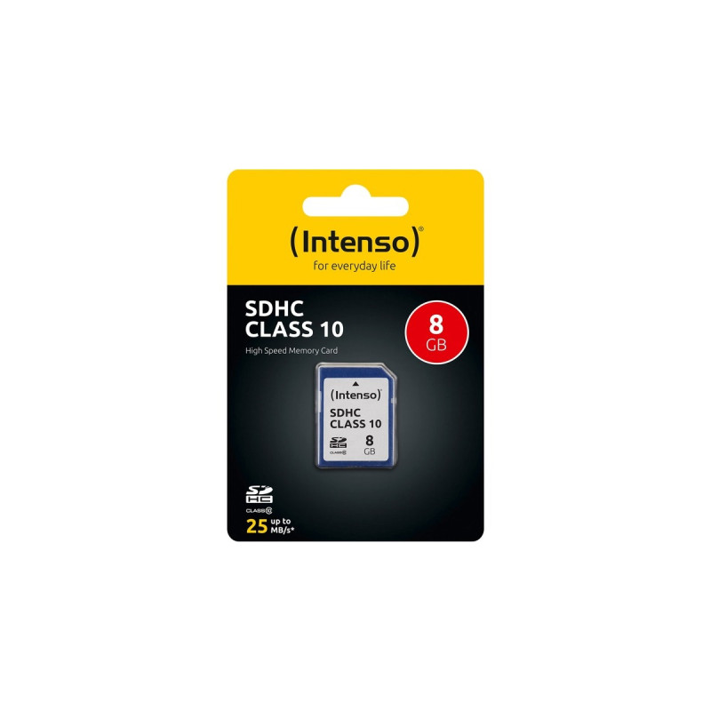 Intenso Secure Digital SDHC Card 8 GB, Speicherkarte(Class 10)