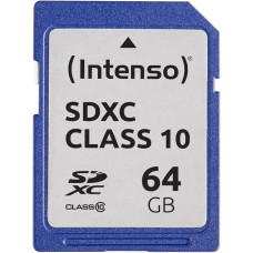 Intenso Secure Digital SDXC Card 64 GB, Speicherkarte(Class 10)
