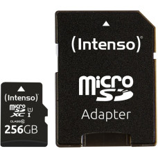 Intenso UHS-I Performance 256 GB microSDXC, Speicherkarte(schwarz, UHS-I U1, Class 10)