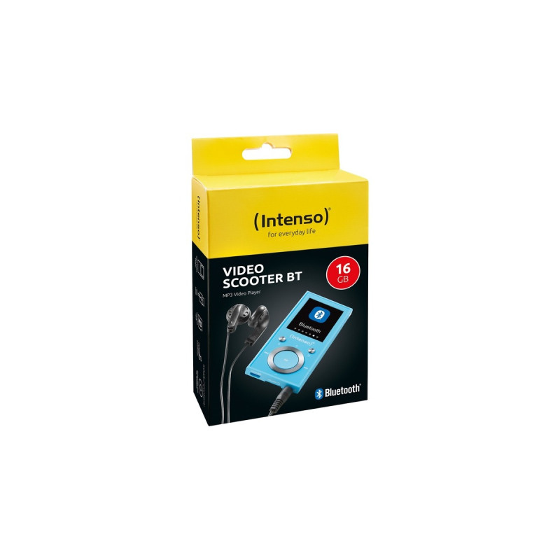 Intenso Video Scooter, Portable Player(blau, 16 GB, Bluetooth)