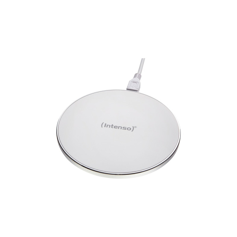 Intenso Wireless Charger WA1, Ladestation(weiß, QI-Standard)