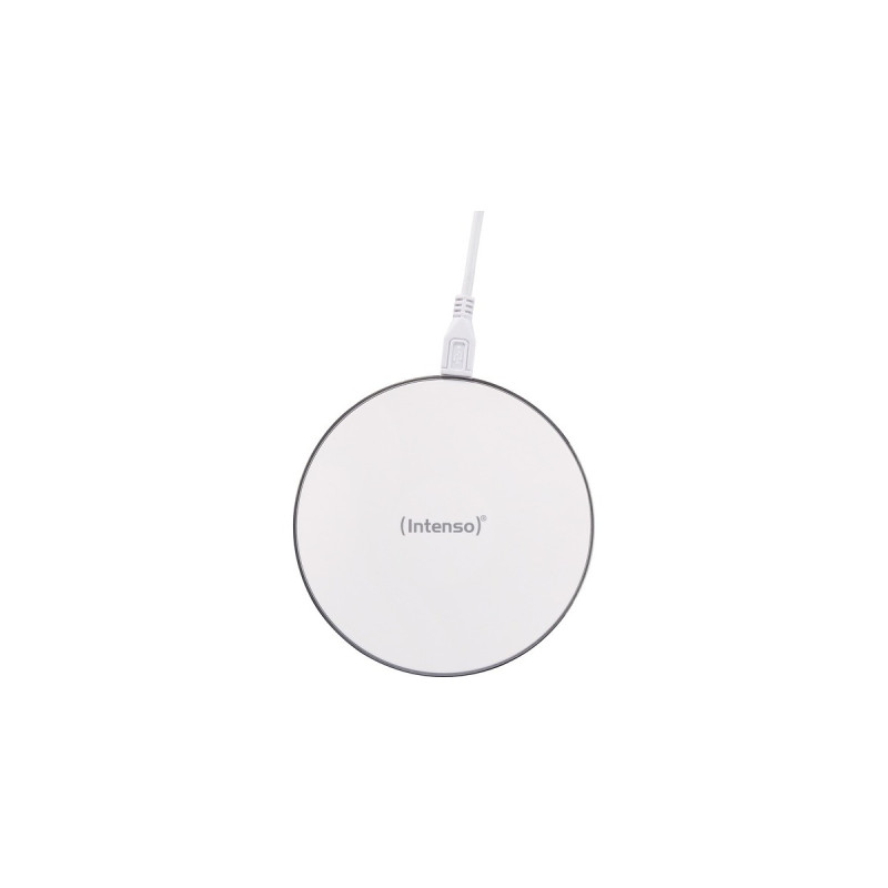 Intenso Wireless Charger WA1, Ladestation(weiß, QI-Standard)