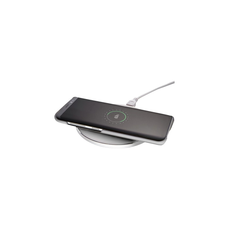 Intenso Wireless Charger WA1, Ladestation(weiß, QI-Standard)